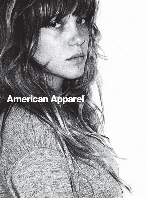 lea seydoux american apparel 2011